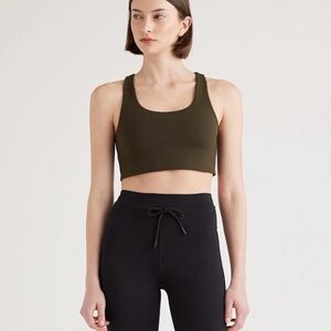 Quince Ultra-Form Scoop Neck Longline Bra